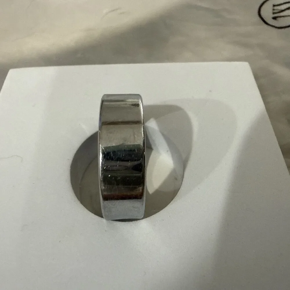 Lot of 2 Smart Rings Please Read Description Sz 11~1 Pink & 1 Silver